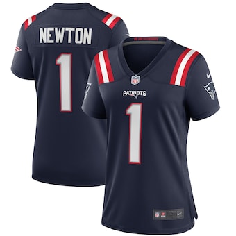 womens nike cam newton navy new england patriots game jersey